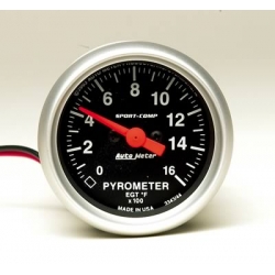 Autometer, Mätare - Avgastemperatur, 0 - 1.600 F