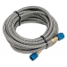 NOS Rostfri Spunnen Slang,-6AN, 12ft