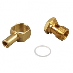 Banjonippel passar bla Edelbrock 3/8 "
