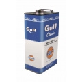 Gulf 20w-50 motorolja med zink , retro 5l plåtdunk 
