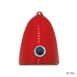 Bakljusglas, Helrött med blue dot Chevrolet -55