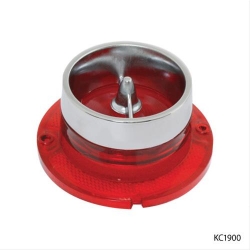 Baklampsglas inkl kromring chevrolet -63