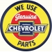 Plåtskylt/GM Chevy Genuine par