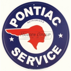 Plåtskylt/GM Pontiac Service