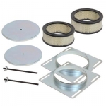 Double Barrel Hood Scoops , Med spjäll 